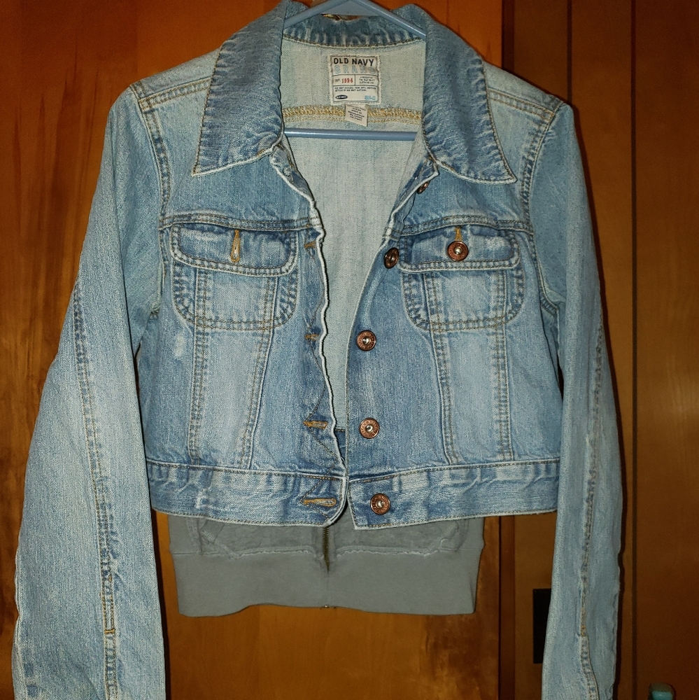 Crop Jean Jacket Old Navy